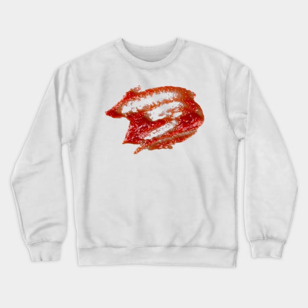 Barbecue stain on my white, bbq stain, grilling Crewneck Sweatshirt by Maroon55